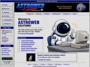 Web Design: Outdated Website